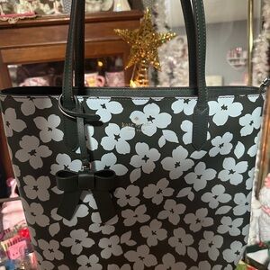 Kate Spade Blue and White Floral Tote